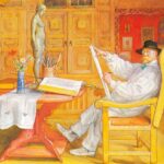 Carl Larsson självporträtt