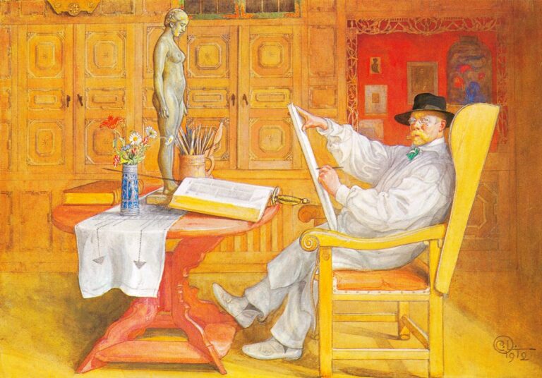 Carl Larsson självporträtt