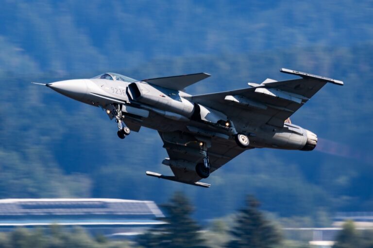 Jas Gripen, ett svenskt stridsflygplan