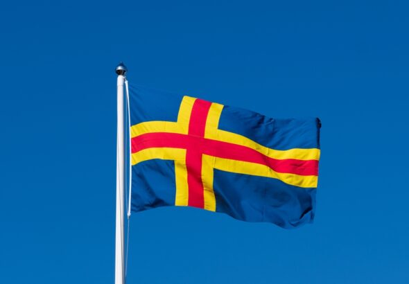 Ålands flagga